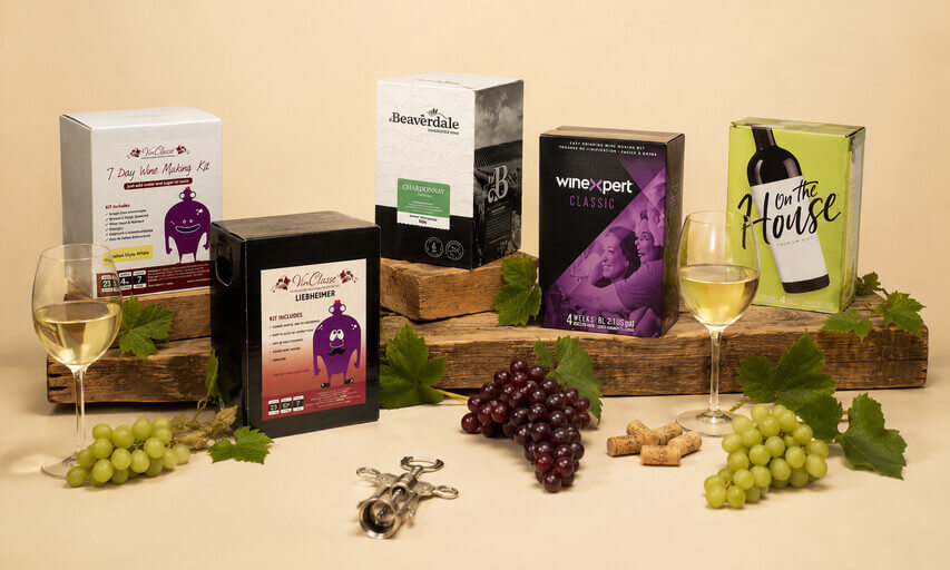 30 Bottle White Wine Kits